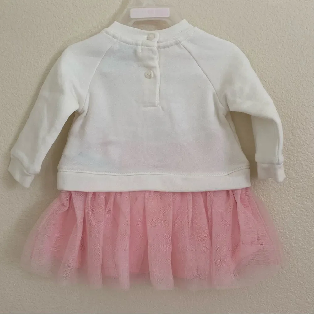 Children’s Place | Tutu Sequin Sweatshirt Dress, 3-6M